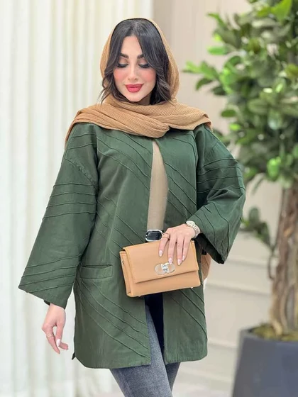 مانتو برش‌دار بغل چاک