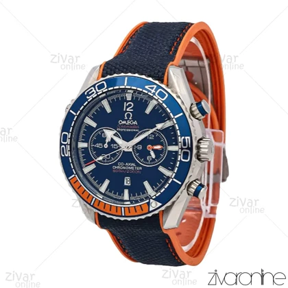 ساعت امگا سیمستر مردانه سه موتوره نارنجی سرمه ای 106800