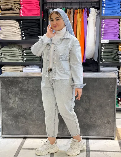 شلوار جین مام کد :141487