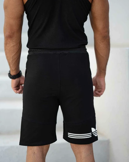 شلوارک بگ ورزشی ADIDAS مشکی