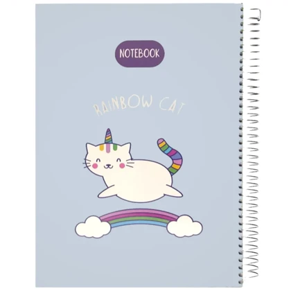 دفتر 60 برگ سیمی پاپکو PAPCO مدل PN-7176 تک خط روکش پلاستیکی