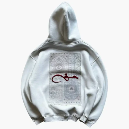 هودی مدل حق برند SAW رنگ سفید 147