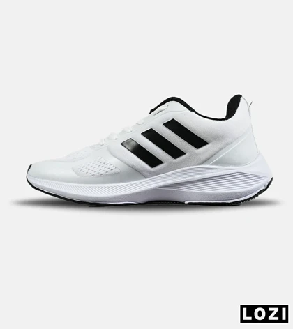 کفش کتانی مردانه و زنانه سفید مشکی ADIDAS adizero SL مدل 7634