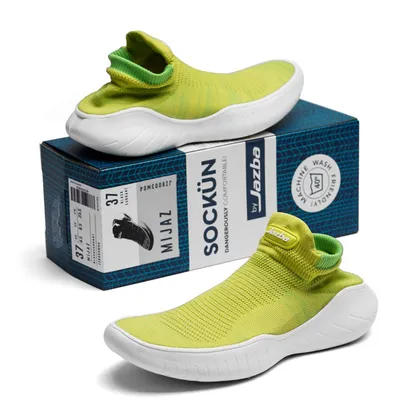 کتانی راحتی میجز جزبا سبز - Jazba Mijaz Sockün Apple Green