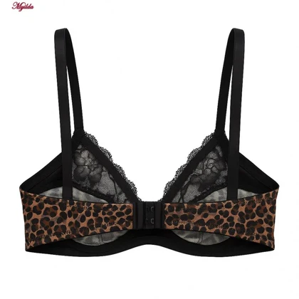 ست شورت و سوتین زنانه کارنا رز مدل فنردار پلنگی کد 5547