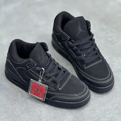 کفش نایک جردن3 تراویس اسکات بلک کت Nike Air Jordan 3 Travis Scott Black Cat