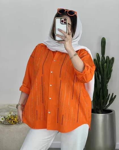 شومیز مزونی نگین دوزی(41)کد3471