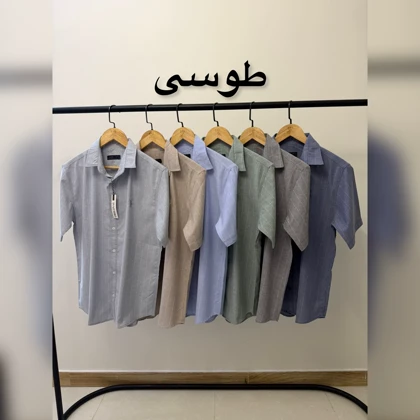 پیراهن آستین کوتاه پنبه 2645