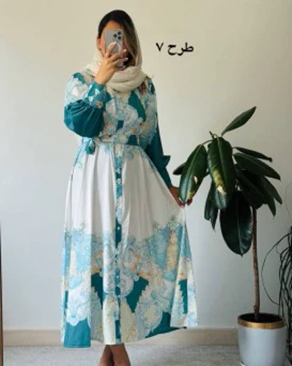 پیراهن طرحدار مزونی پریچهر