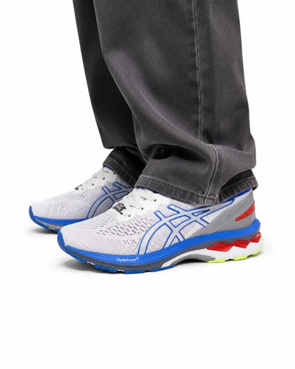 کتانی مردانه مدل اسیکس رانینگ طوسی آبی Asics