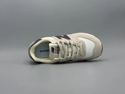 نیوبالانس 574 کرم زرشکی/New balance 574