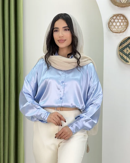 شومیز ساتن آتوسا(73)کد:4654