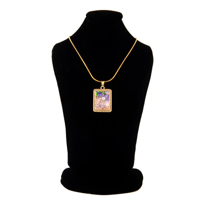 گردنبند دخترانه فانتزی مدل گل