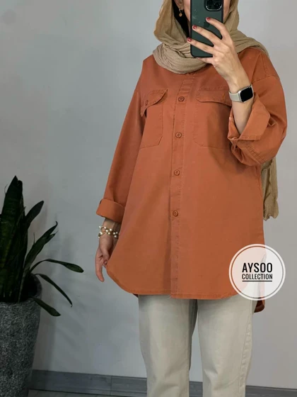 مانتو جین رنگی چشمه 1