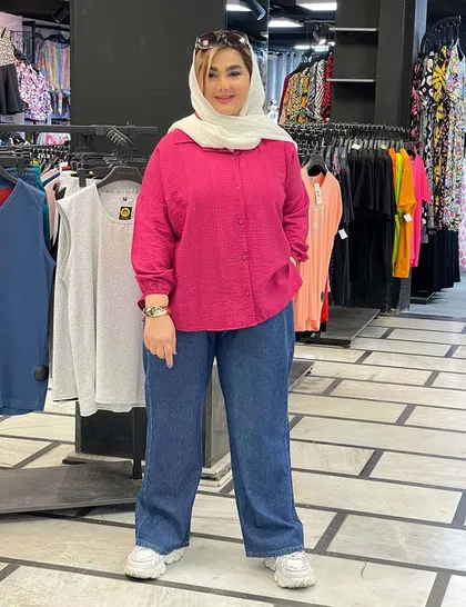شلوار جین بگ کاغذی کد : 100301