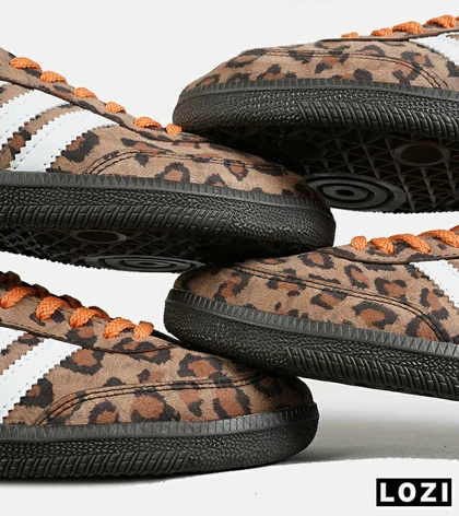 کفش کتانی زنانه پلنگی ADIDAS Samba مدل 7299