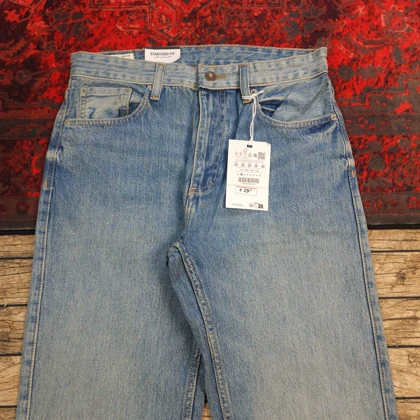 شلوار جین نیم بگ pull & bear بدون جنسیت کد 393