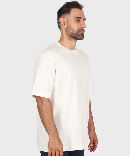 تیشرت لش سفید ساده 8190