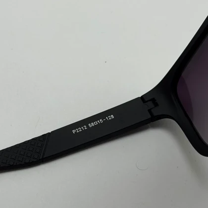 عینک آفتابی پلاریزه اسپرت امپریو آرمانی مشکی مناسب رانندگی به همراه کاور پارچه ای و دستمال نانو مخصوص کد 2212