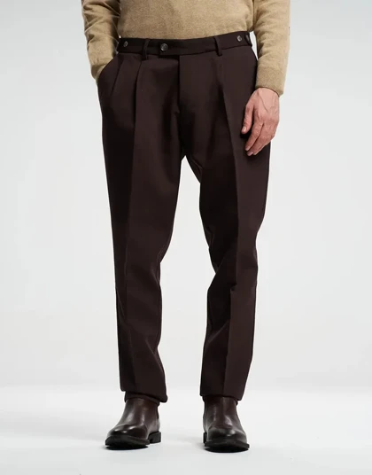 شلوارپیله دارکمر دکمه