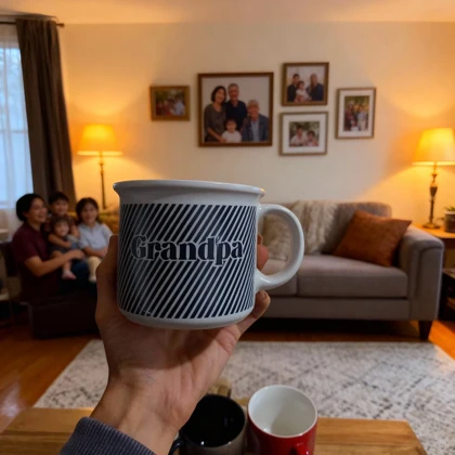 ماگ سرامیکی طرح دار GRANDPA