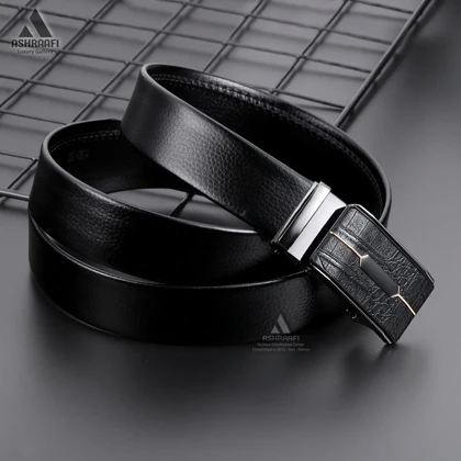 کمربند مردانه ریلی Leather Ratchet Belt BL98