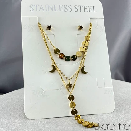 نیم ست سه لاین ماه و ستاره 10195