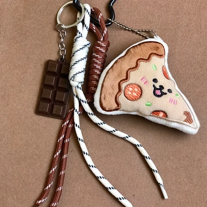 آویز کیف ( چارم بگ ) پیتزا