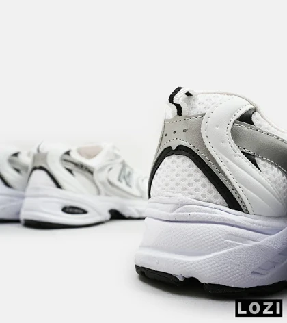 کفش کتانی بزرگپا سفید نقره ای NEW BALANCE 530