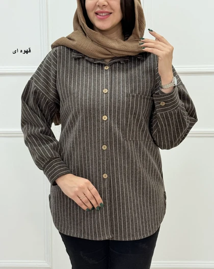 مانتو فوتر راه راه کد محصول 1532