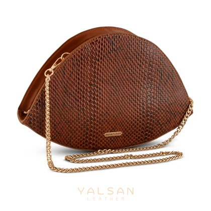 کیف دوشی زنانه چرم یلسان مدل منیل کد 153-MRV