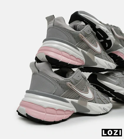 کفش کتانی زنانه طوسی صورتی Nike cushlon مدل 5192