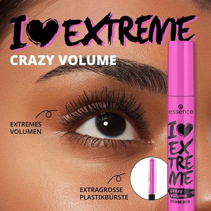 ریمل اسنس حجم دهنده مدل I Love Extreme Crazy Volume