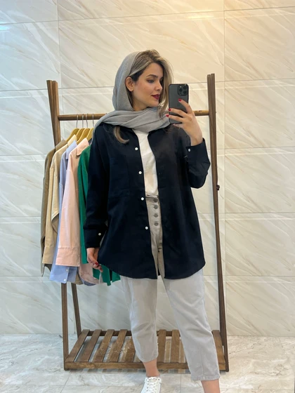 مانتو لینن ترمه ( دارای ایراد جزیی)