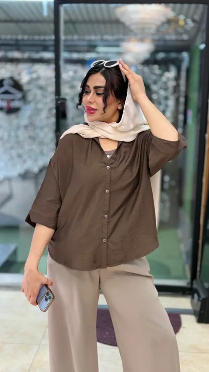 شومیز پری ساوان(یقه هفت)