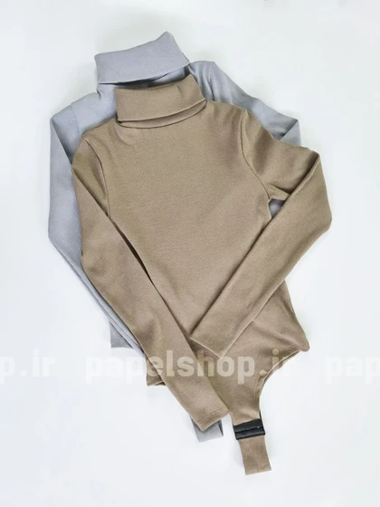 بادی کبریتی یقه اسکی ساده