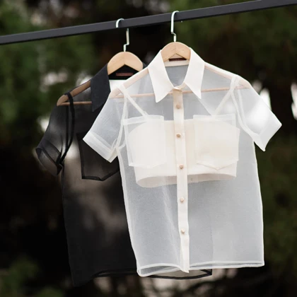 شومیز زنانه ارگانزا سانسا (Sansa) سین استایل