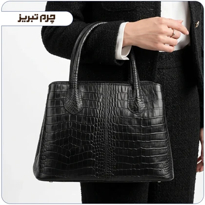 کیف چرم طبیعی زنانه مجلسی مدل BK135