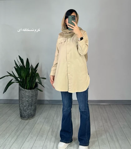 مانتو کتان شادلی(ایراد دار)