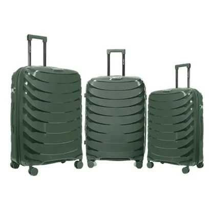 چمدان نشکن هادایز مدل HADIZE - HZD185 SERIES POLYPROPYLENE سری 3 عددی (همراه با کاور هدیه)