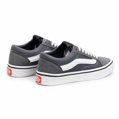 کفش کتانی زنانه مدل ونس اولداسکول طوسی Vans oldskool