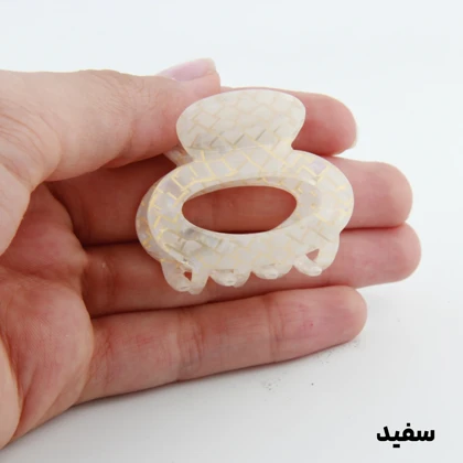 کلیپس دخترانه مدل بند انگشتی طرح بیضی خطی