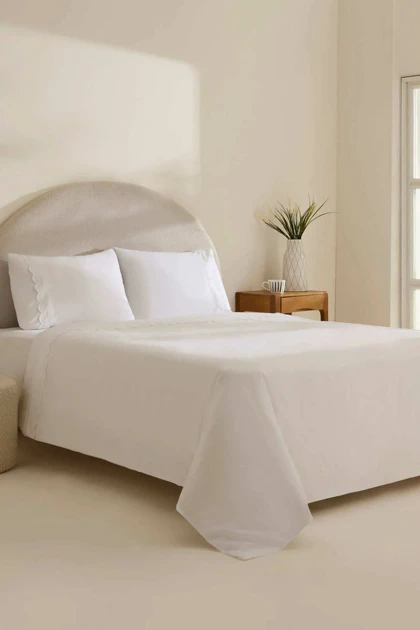سرویس روتختی دو نفره Karaca Home مدل Ovelin پنبه پلی‌استر