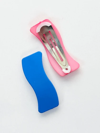 گیره مو تق تقی طرح موج شمعی