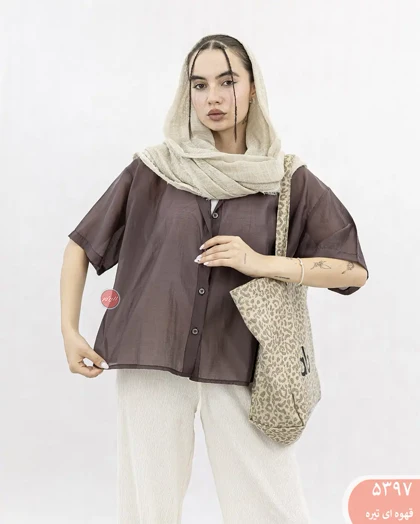 شومیز شیشه ای آوینا 5397