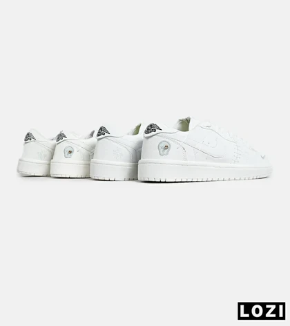 کفش کتانی مردانه و زنانه سفید نایک NIKE jordan Vodoo