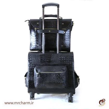 چمدان خلبانی و ست اداری تمام چرم mrc168-34