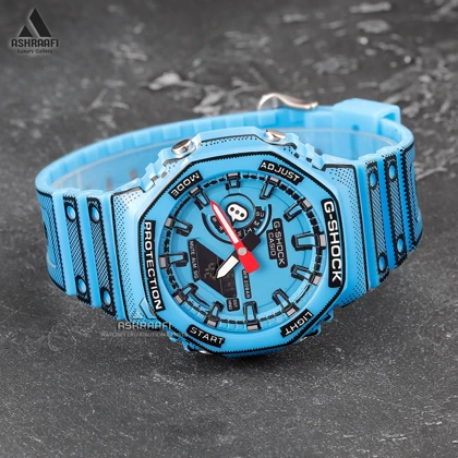 ساعت جی شاک مانگا Casio G-Shock GA-2100MNG-5611-B