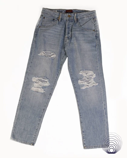 شلوار جین آبی زاپ‌دار Jack & Jones