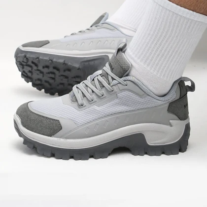 بوت اسپرت مردانه نیم ساق‌دار مدل caterpillar کاترپیلار رنگ طوسی کد 4886